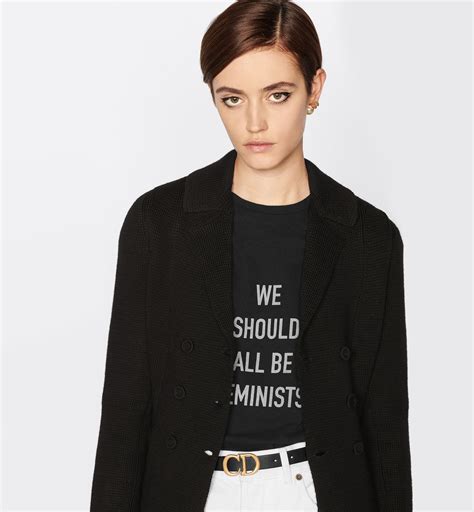 dior we should all be feminists buy|dior t shirt fashion show.